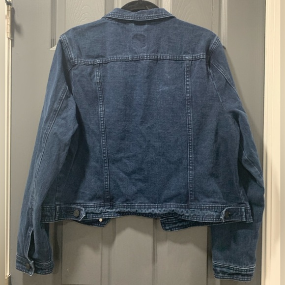 Dark Gray Denim Jacket - Picture 3 of 5
